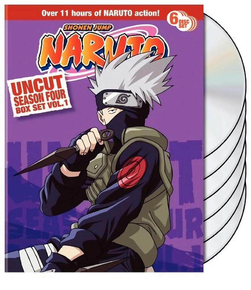 Naruto Uncut Season 4 Vol 1 Box Set poster