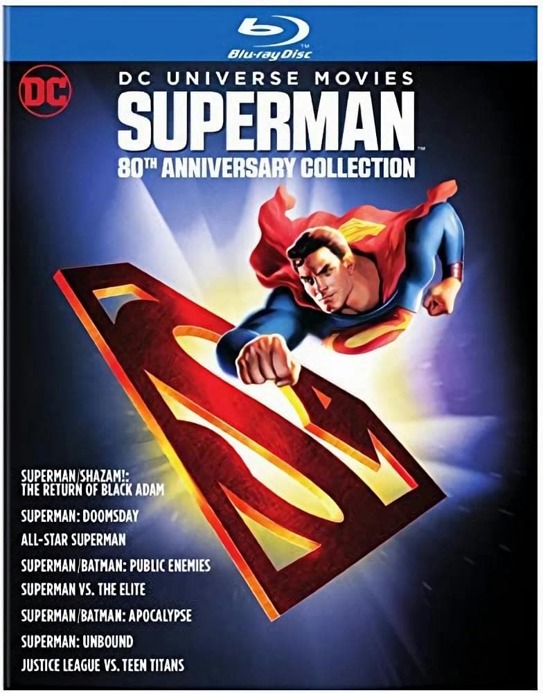 DC Universe Movies Superman 80th Anniversary Collection poster