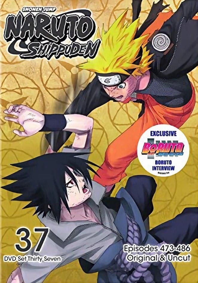 Naruto Shippuden Uncut DVD Set 37 poster