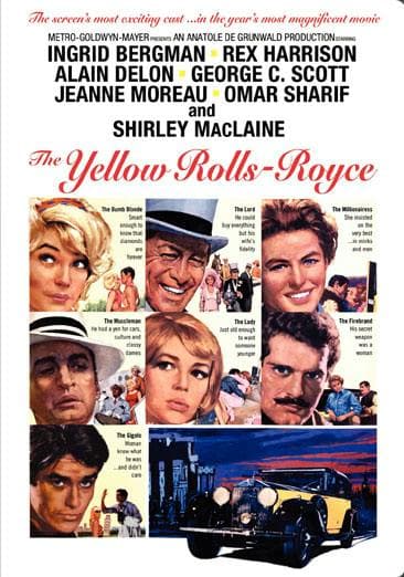 The Yellow Rolls Royce poster